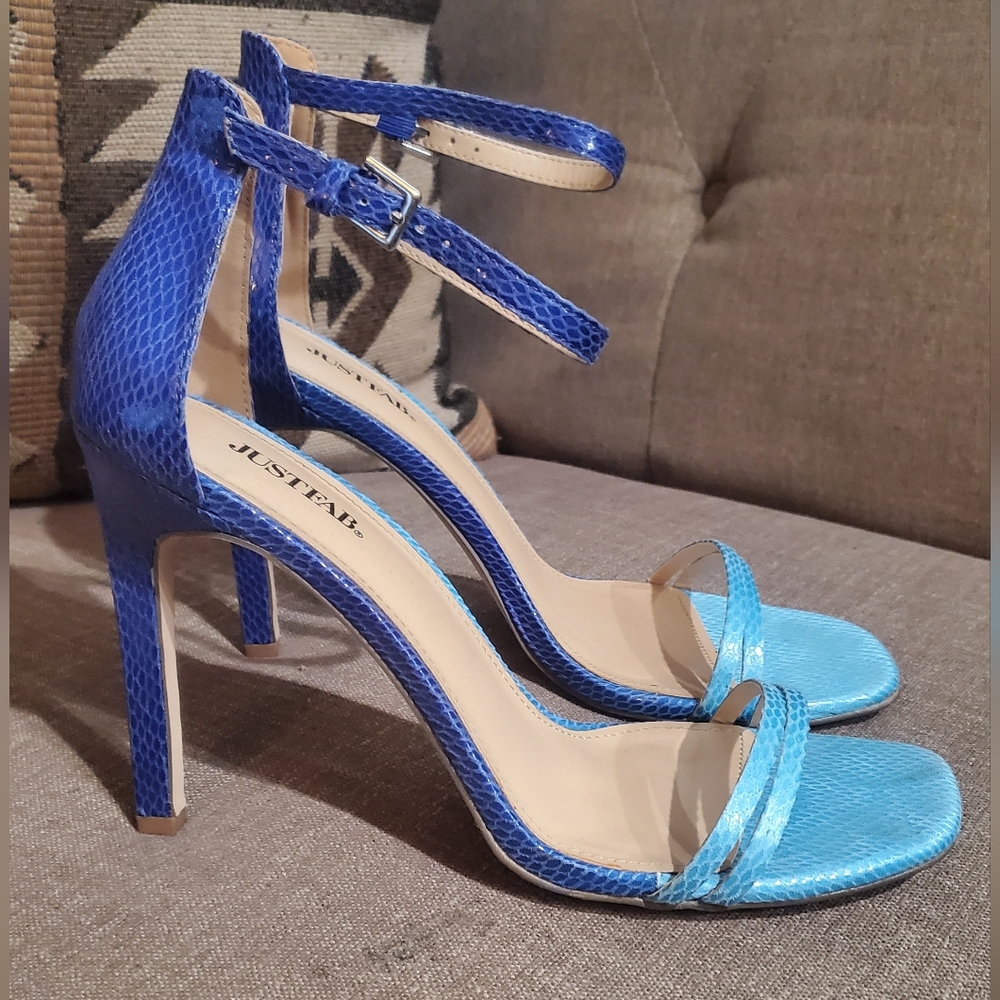 Justfab Two Tone Stilleto Sandal